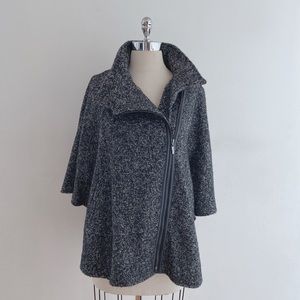 Novelti Wool Poncho Coat